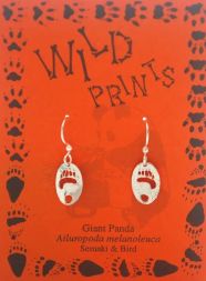 Panda Track Earrings