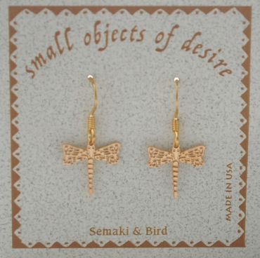 Dragonfly Earrings - gold