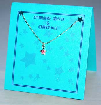 Star Crystal Necklace - rose