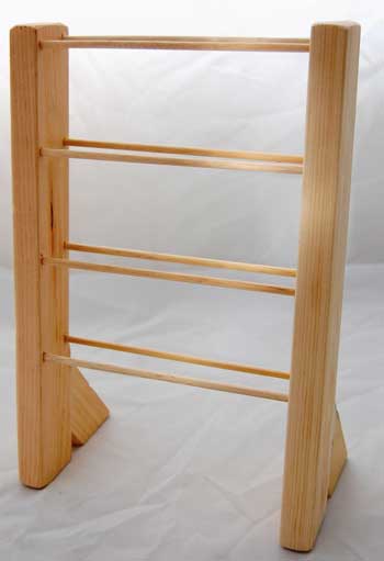 Double Dowel Jewelry Rack