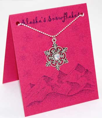 Snowflake Necklace - aurora