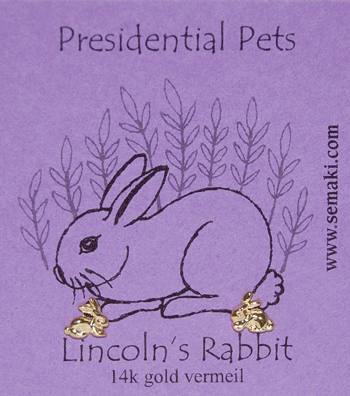 Lincoln's Rabbit - gold