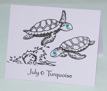 Turquoise Earrings - July