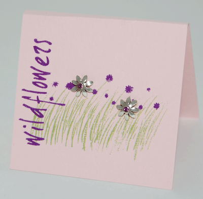 Daisy Wildflower Posts - amethyst