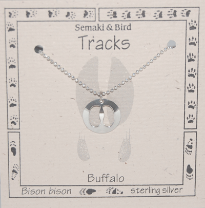 Buffalo Track Necklace - sterling