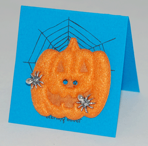 Spider Posts and Pumpkin