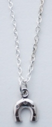 Horseshoe necklace - sterling silver