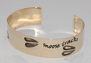 Moose Cuff Bracelet - gold