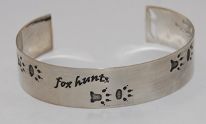 Fox Cuff Bracelet - silver