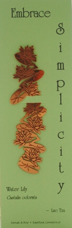 Waterlily Copper Bookmark