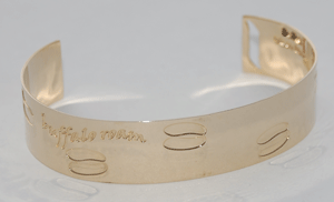 Buffalo Cuff Bracelet - gold