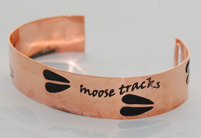 Moose Cuff Bracelet - copper