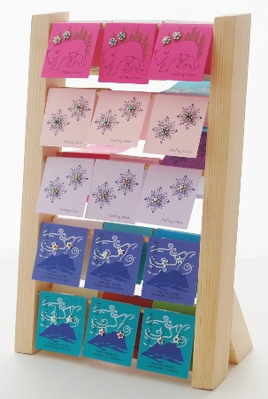 Snowflake & Stars Display Rack