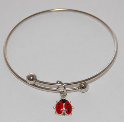 Ladybug Charm Bracelet