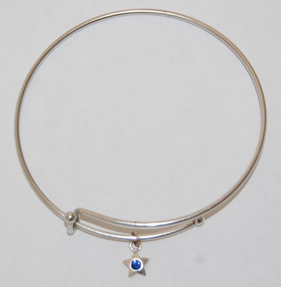 Star Crystal Bracelet - Sapphire