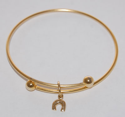 Horseshoe Charm - gold