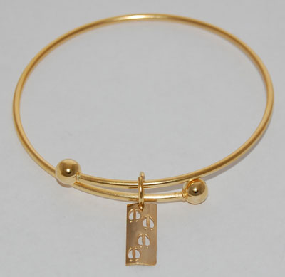 Deer Track Bracelet - gold