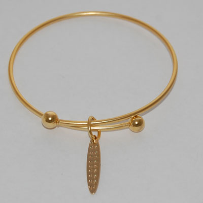 Cricket Track Bracelet - gold