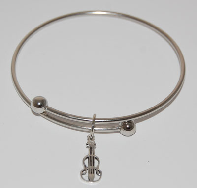 Violin Charm Bracelet