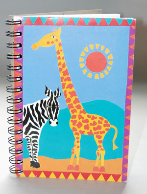 Giraffe and Zebra Journal