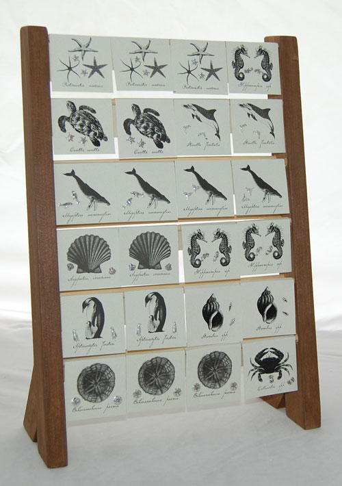 Natural History Nautical Rack Display - silver