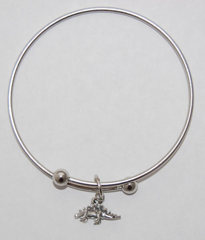 Stegosaurus Charm Bracelet