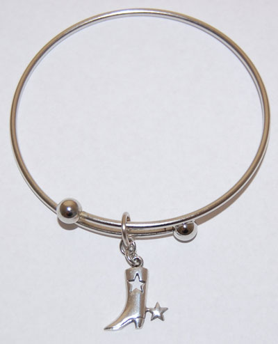 Cowboy Boot Charm Bracelet