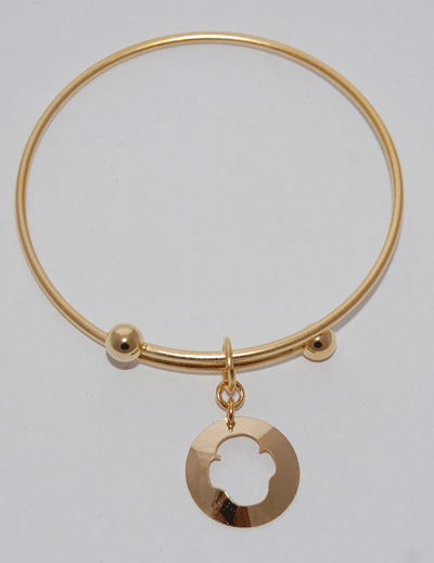 Rhinoceros Track Bracelet - gold