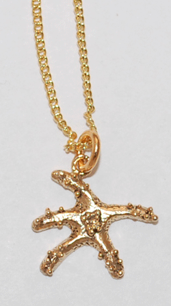 Starfish Necklace - gold