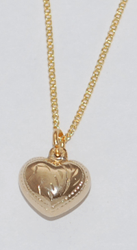 Heart Necklace - gold