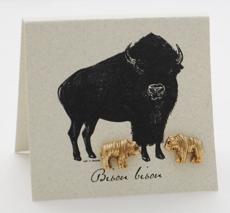 Buffalo Earrings - gold