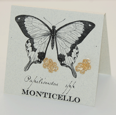 Custom Natural History Jewelry Card