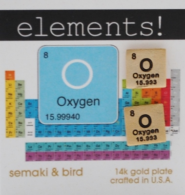 Oxygen Elements Earrings - gold