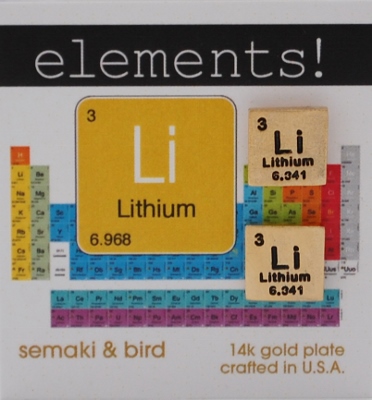 Lithium Elements Earrings - gold