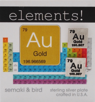 Gold Elements Earrings - silver