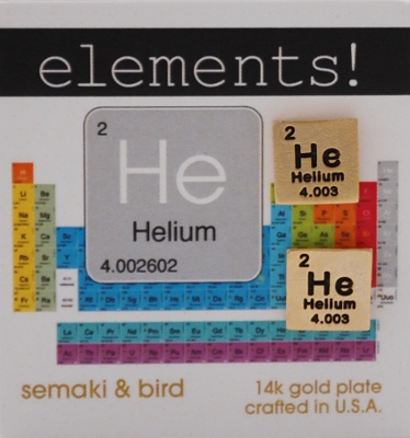 Helium Elements Earrings - gold
