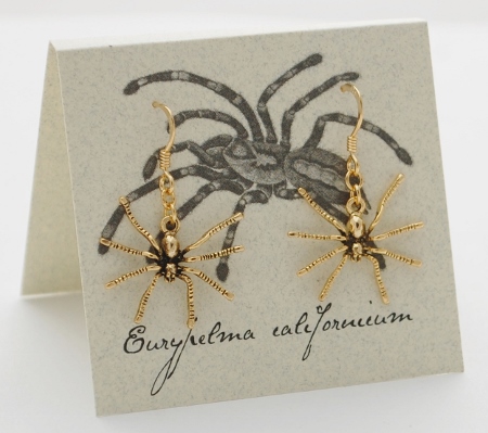 Spider Earrings - gold