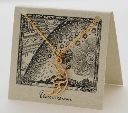 Moon Necklace - gold