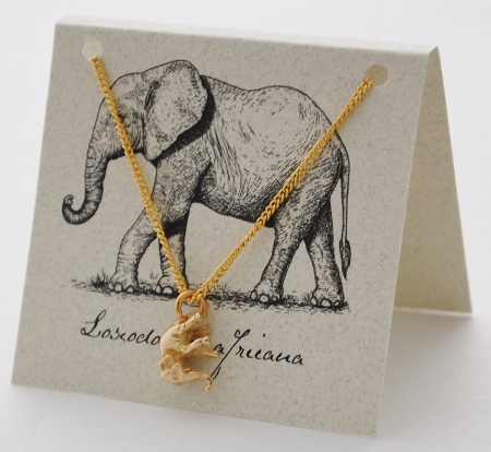 Elephant Necklace - gold