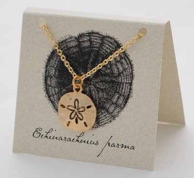 Sand Dollar Necklace - gold