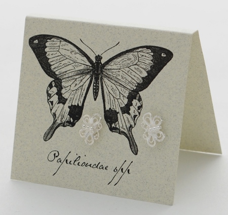 Butterfly Filligree Earrings - silver