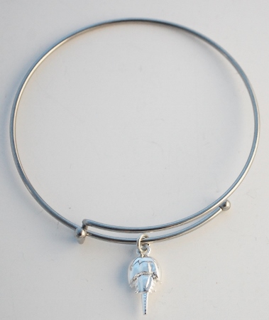 Horseshoe Crab Bracelet - silver