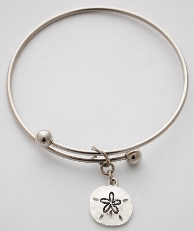 Sand Dollar Bracelet - silver