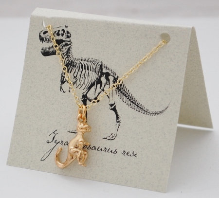 T. Rex Necklace - gold