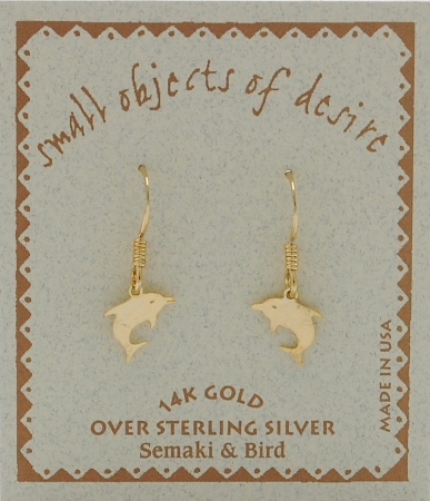 Dolphin Earrings - gold