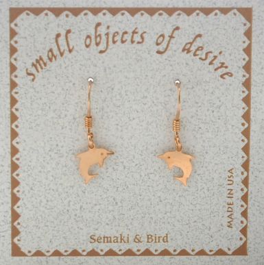Dolphin Earrings - gold