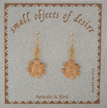 Sun Earrings - gold