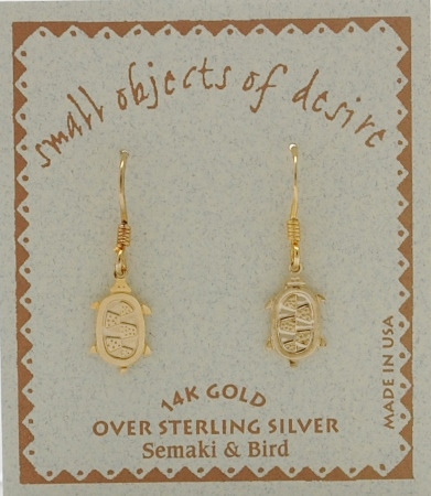 Turtle Earrings - gold