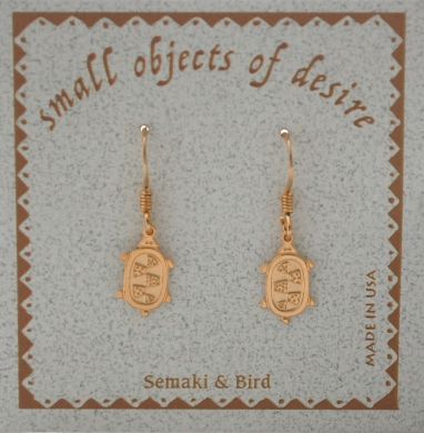 Turtle Earrings - gold