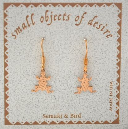 Frog Earrings - gold